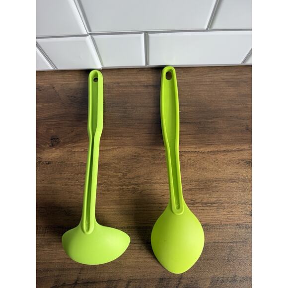 Farberware Ladel 11" and Spoon Lime Green - Picture 4 of 4